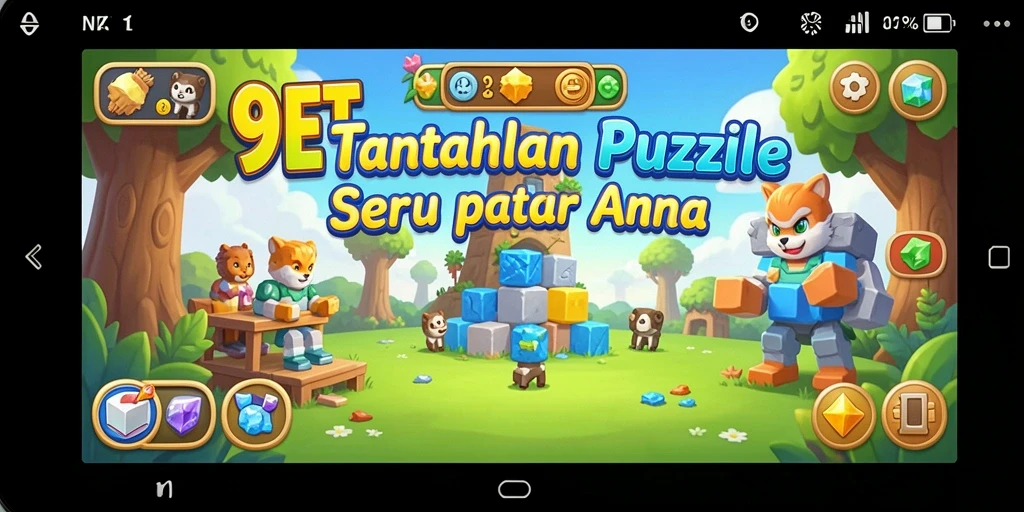 Tampilan gameplay <strong>9ET</strong> yang penuh warna dan menantang.