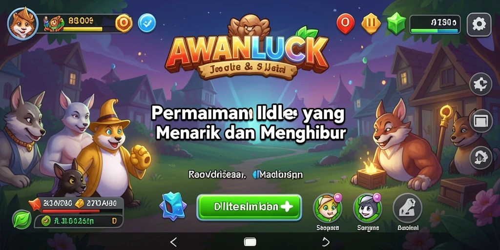 Tampilan gameplay <strong>AWANLUCK</strong> yang memikat dan interaktif.