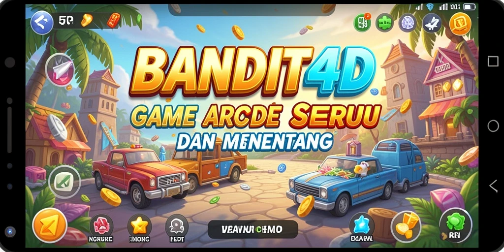Tangkapan layar gameplay <strong>BANDIT4D</strong> menampilkan aksi seru dan penuh warna.