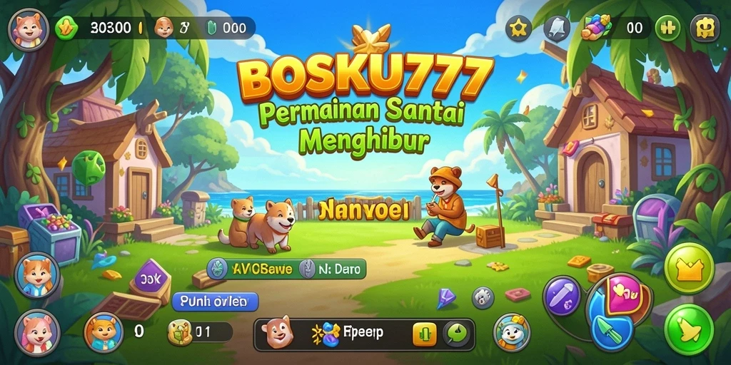 Gameplay seru dan variatif dalam BOSKU777 yang menghibur.