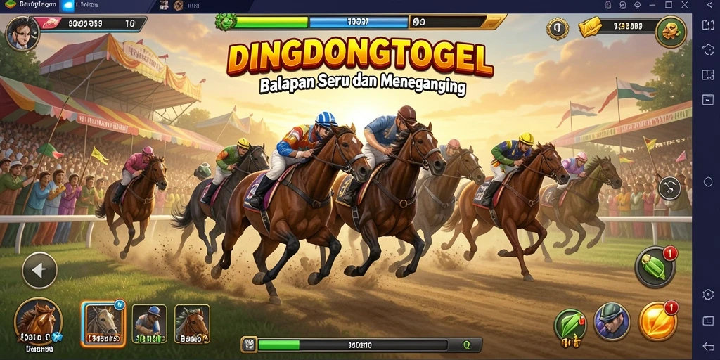 Tampilan balapan DINGDONGTOGEL yang menegangkan dan penuh aksi.