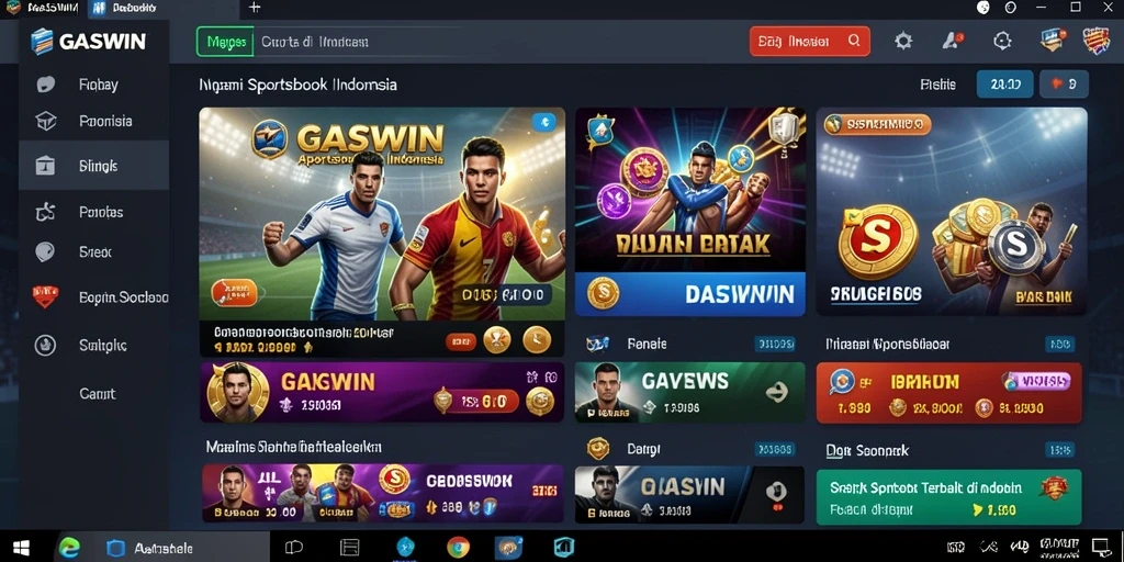 Screenshot gameplay GASWIN yang menampilkan pengalaman taruhan seru.