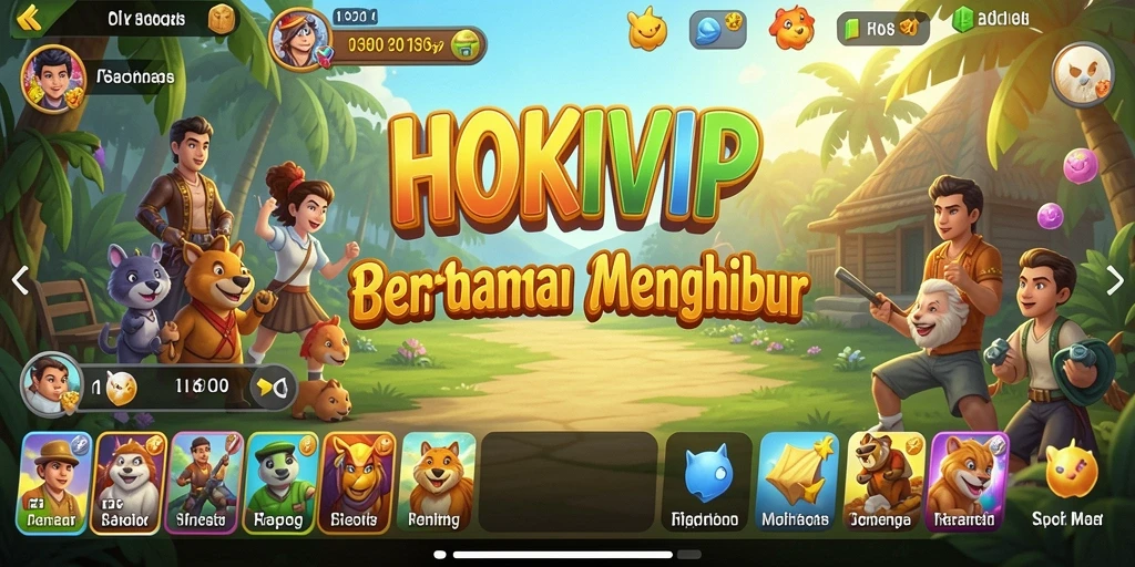 Tampilan gameplay HOKIVIP yang menarik dan menghibur.