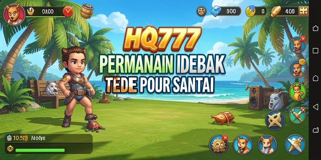 Tampilan gameplay HQ777 yang memikat dan santai.