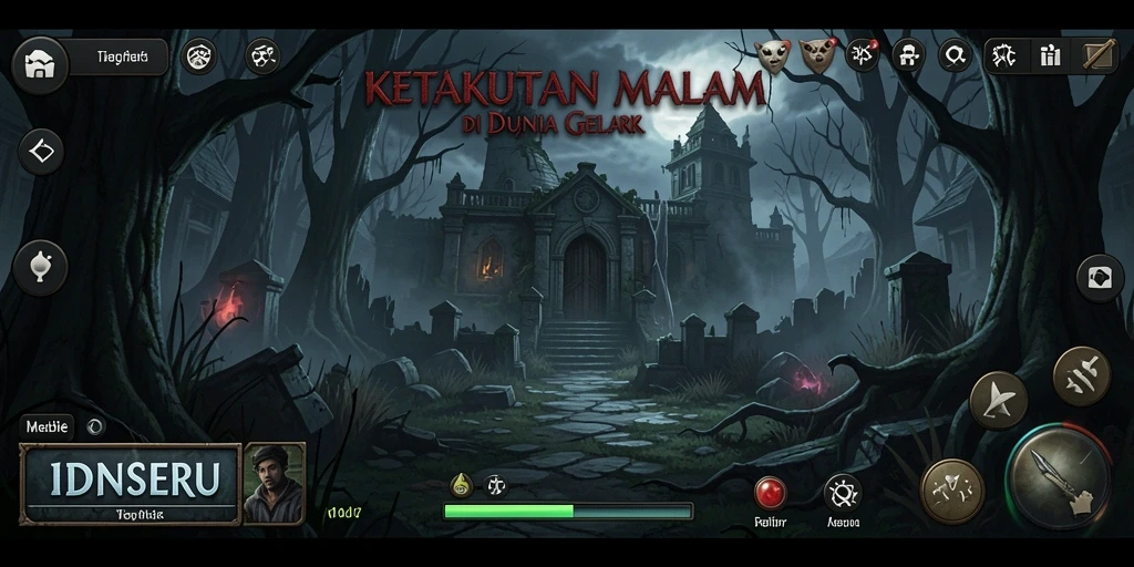 Tangkapan layar IDNSERU menunjukkan momen menegangkan dalam permainan Horror.