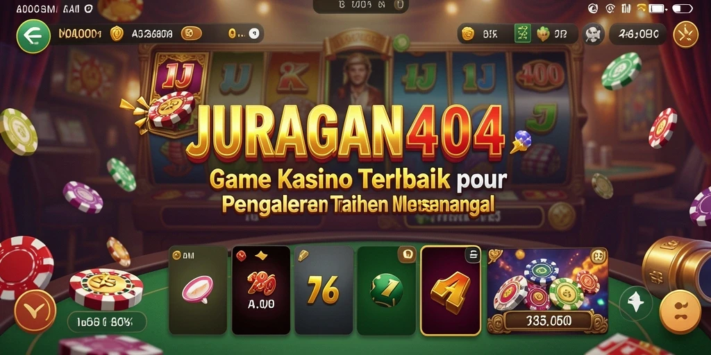 Screenshot utama JURAGAN404 menampilkan pengalaman bermain Kasino yang menyenangkan.