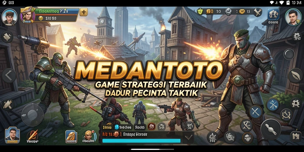 Tangkapan layar utama MEDANTOTO menampilkan aksi taktis yang mendebarkan.