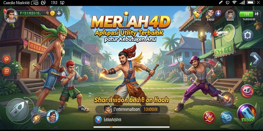 Tampilan antarmuka MERIAH4D yang bersih dan fungsional.
