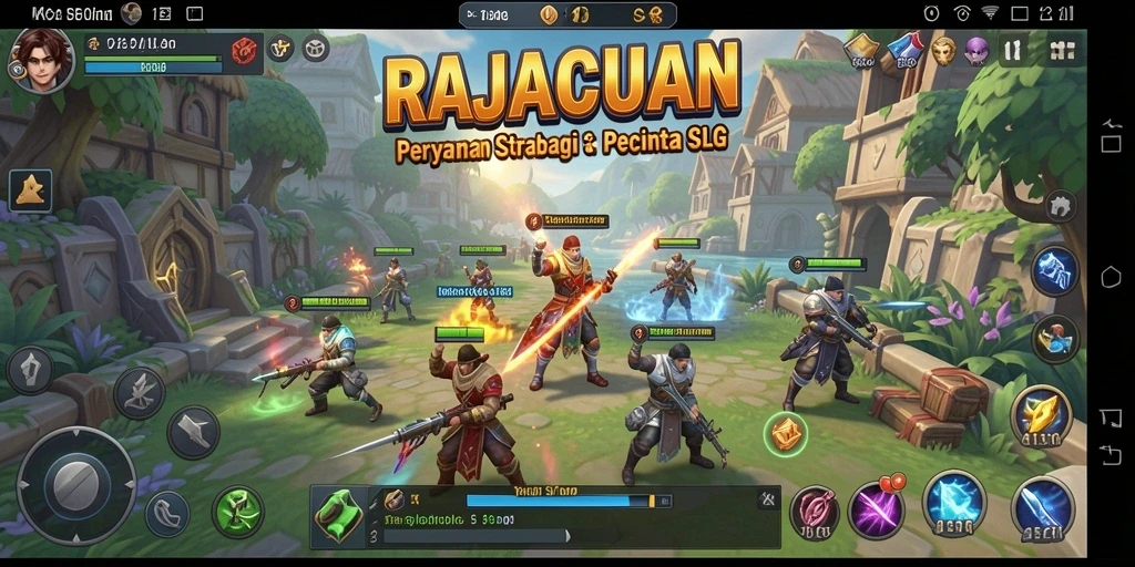 Tampilan gameplay RAJACUAN yang menarik dan mengesankan.