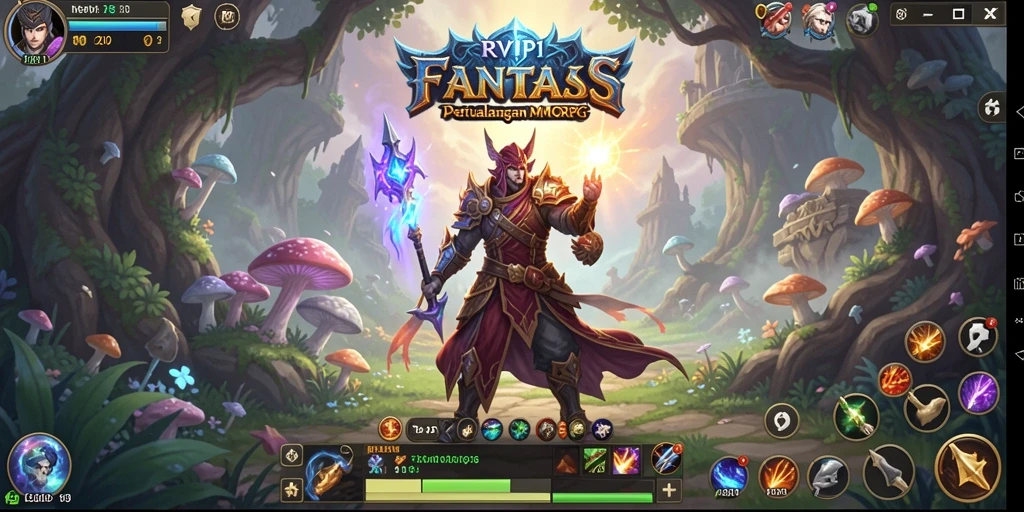 Tampilan seru gameplay RPG yang mendebarkan di RVIP1.