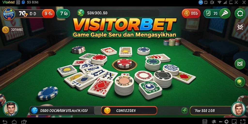 Gameplay menarik dari VISITORBET yang penuh strategi Gaple.